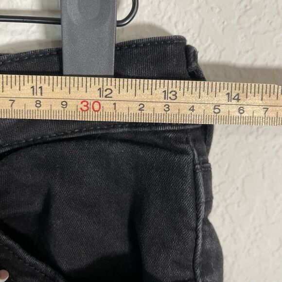 True Religion Jennie Curvy Mid Rise Super Skinny Black Denim Women’s Size 28 - Picture 13 of 14